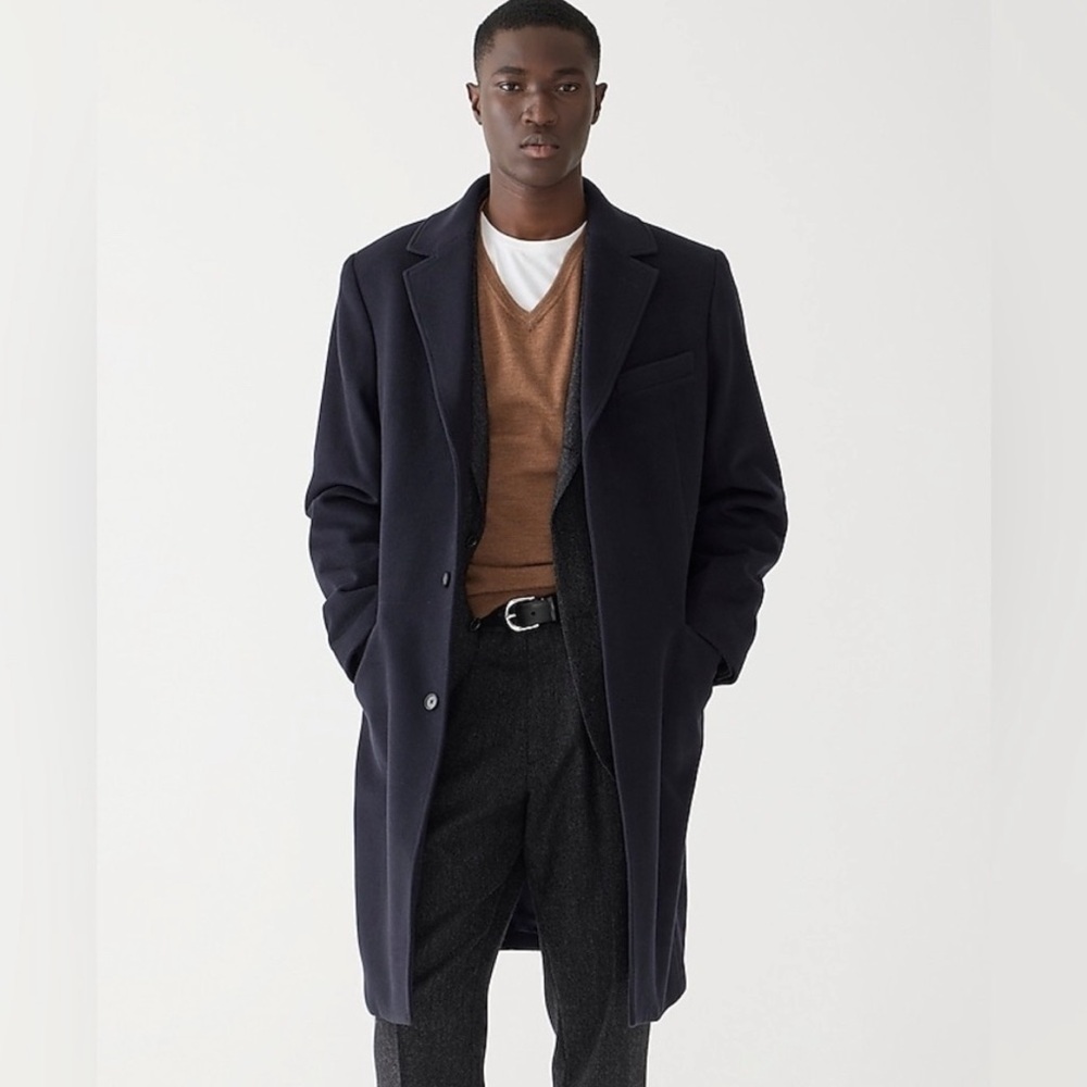 J Crew Ludlow topcoat in wool blend BS469 42/S in dark charcoal - Picture 2 of 10